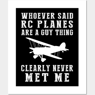 Soaring Gender Equality: RC-Plane Pilot! Posters and Art